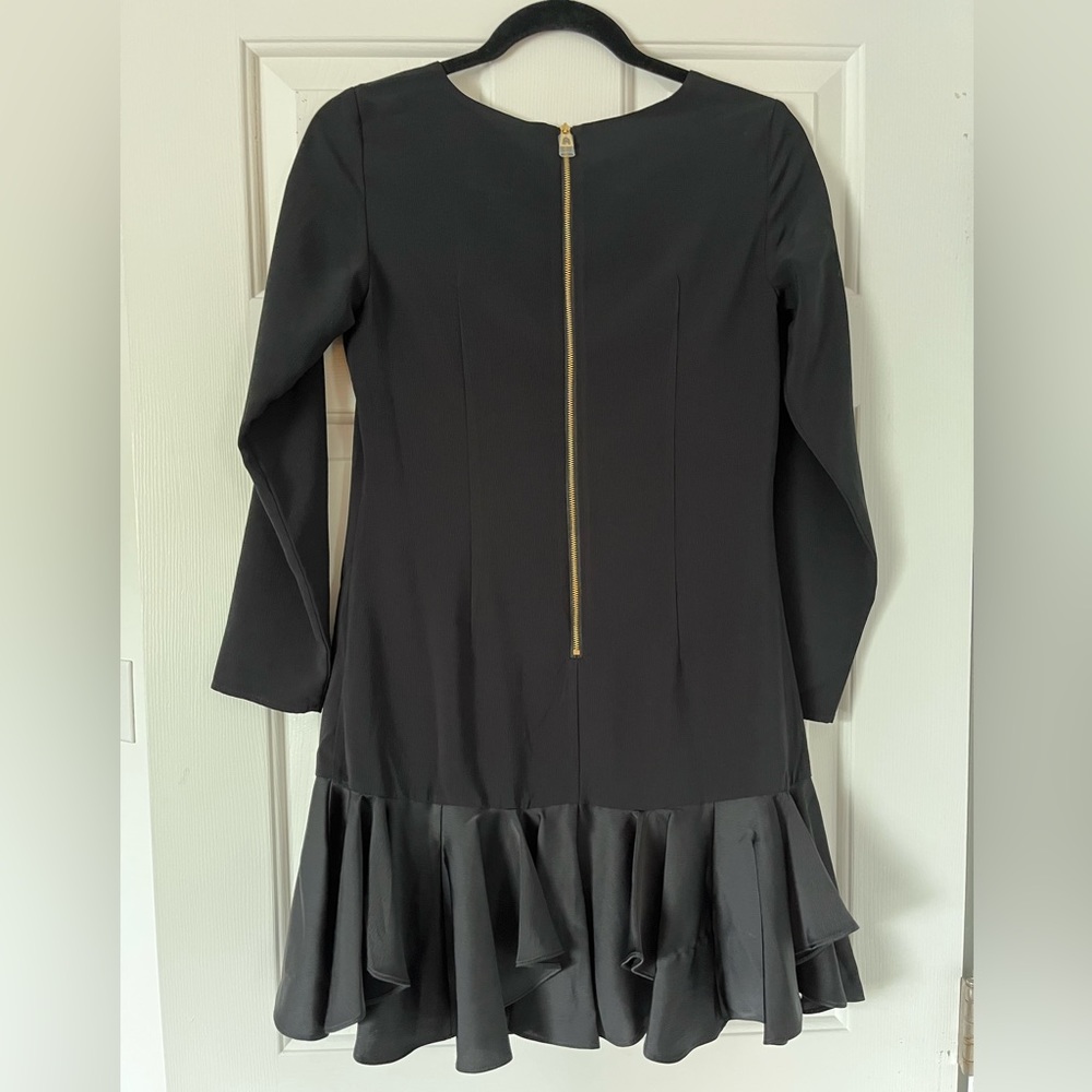 Sail to Sable black cocktail dress with flounce hem - Picture 7 of 7